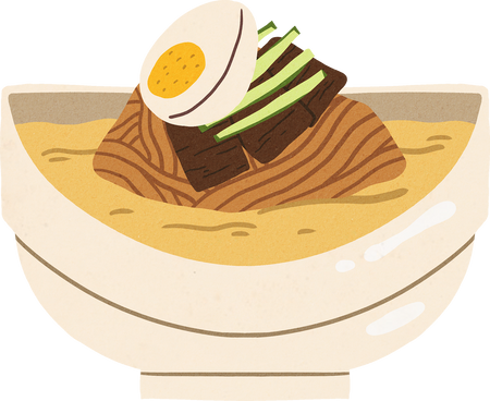 Playful Perspective Naengmyeon Bowl